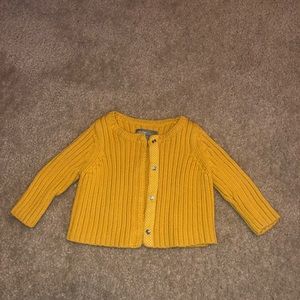 Baby Gap Mustard Cardigan - Yellow Sweater
